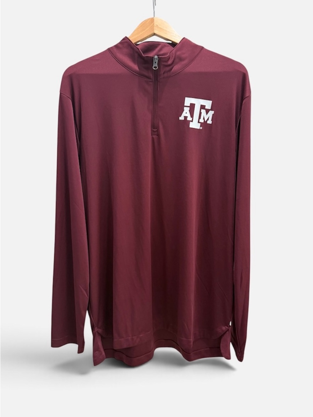 NWT Texas A&M Aggies Antigua Intent Quarter-Zip Top - Maroon